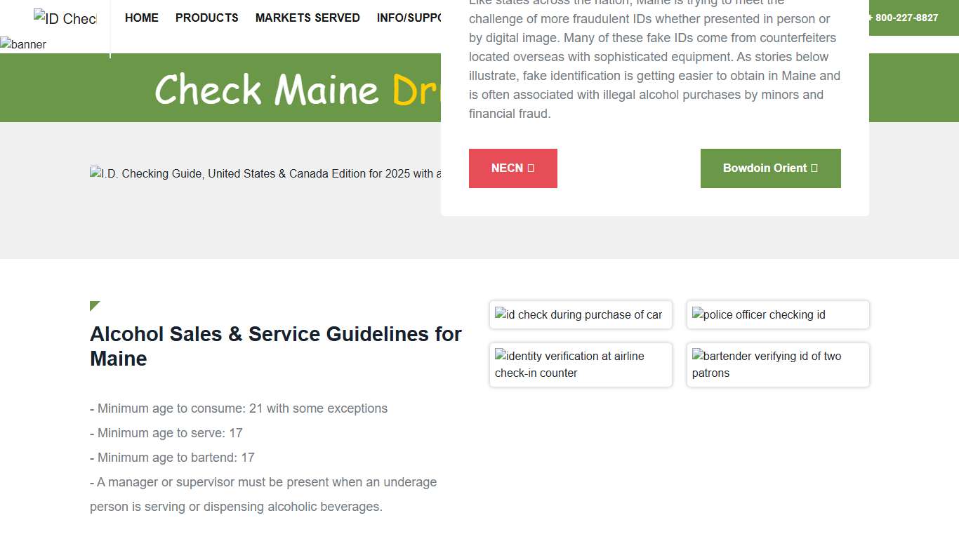 How to Check Maine ID & Drivers Licenses - Stop Fakes